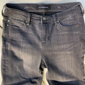 Liverpool Skinny jeans black charcoal gray
